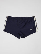 Load image into Gallery viewer, 1970&#39;s Adidas Navy Blue Stripe Sport Shorts