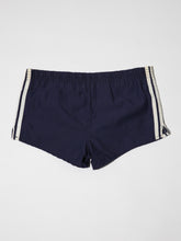 Load image into Gallery viewer, 1970&#39;s Adidas Navy Blue Stripe Sport Shorts