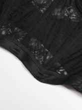Load image into Gallery viewer, 1980&#39;s Black Lace Bustier 38B