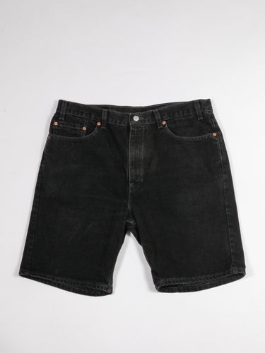 38W 1990's Levi's 505 Black Denim Shorts