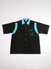 Load image into Gallery viewer, 1990&#39;s &quot;Butch&quot; Black and Turquoise Bowling Tee
