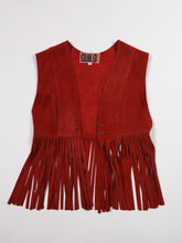 Load image into Gallery viewer, 1960&#39;s Burnt Sienna Suede Mini Set