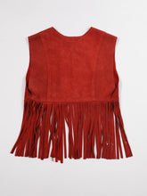 Load image into Gallery viewer, 1960&#39;s Burnt Sienna Suede Mini Set