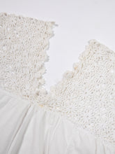 Load image into Gallery viewer, Antique White Crochet Lace Corset Cover