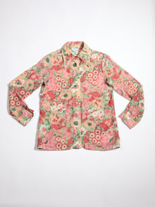 1970's Jonathan Logan Sheer Floral Suit Set