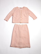 Load image into Gallery viewer, 1960&#39;s Pink Pastel Knit Skirt Set