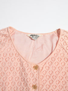 1960's Pink Pastel Knit Skirt Set