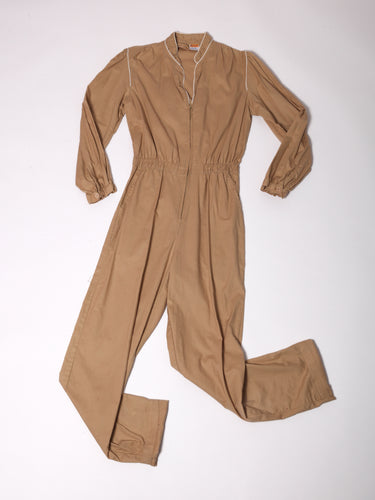 1980's Camel Jumpsuit