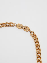 Load image into Gallery viewer, 1980 Givenchy Deco Southwestern Style Gold Tone Chain Necklace