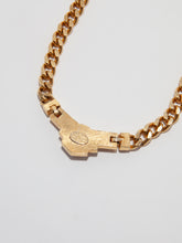 Load image into Gallery viewer, 1980 Givenchy Deco Southwestern Style Gold Tone Chain Necklace