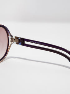 1970's Nina Ricci "N" Blue Gradient Sunglasses