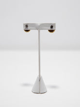 Load image into Gallery viewer, 1950&#39;s Yellow Enamel Dot Stud Earrings