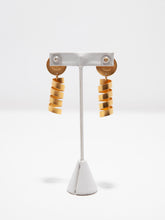 Load image into Gallery viewer, Vintage Martha Sturdy Gold Spiral Stud Earrings