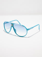 Load image into Gallery viewer, 1980&#39;s Carrera Bright Blue Aviator Sunglasses