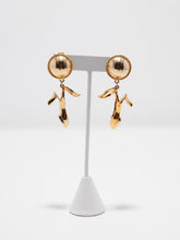 Load image into Gallery viewer, 1980&#39;s Gold Tone Shoe Clip Earrings Ellen Designs