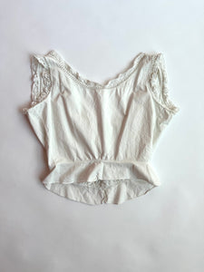 Antique Cotton and Lace Corset Cover
