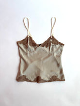 Load image into Gallery viewer, Silk Cami Slip Top with Lace Detailing