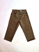 Load image into Gallery viewer, 1990&#39;s Cropped Faded Brown Straight Leg Jeans
