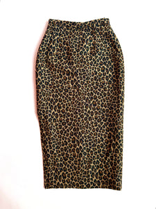 Leopard Print Maxi Skirt