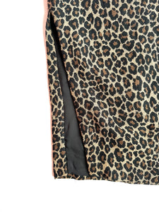 Leopard Print Maxi Skirt