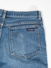Load image into Gallery viewer, 1970&#39;s 32W Calvin Klein Raw Hem Straight Jeans