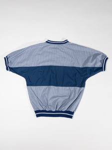 1980's Saks Fifth Avenue Navy and Blue Sport Top