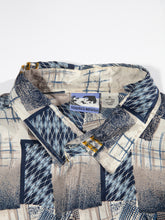 Load image into Gallery viewer, 1990&#39;s Todays News Silk Button Up