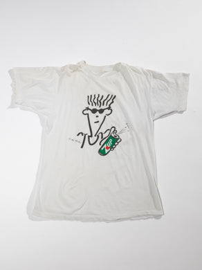 1980's Fido Dido 7up Vintage White Tee