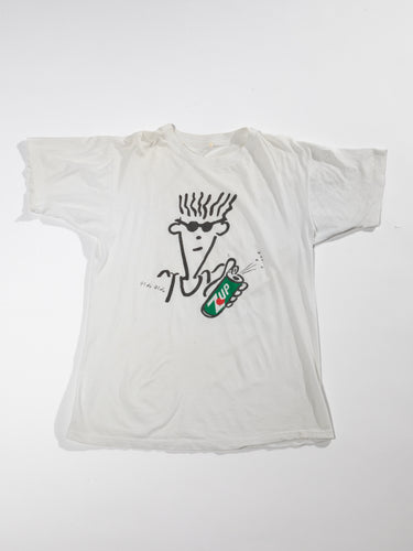 1980's Fido Dido 7up Vintage White Tee