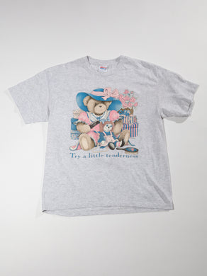 1990's Try A Little Tenderness Grey Graphic Tee