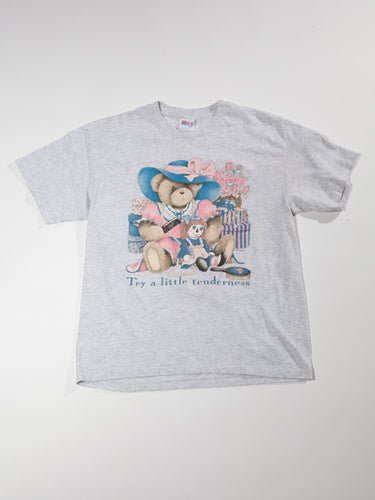 1990's Try A Little Tenderness Grey Graphic Tee
