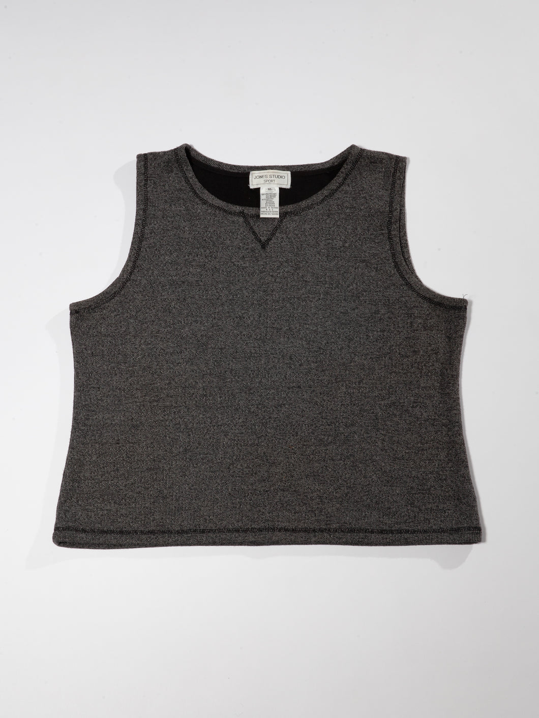 1990's Grey Knit Tank Top