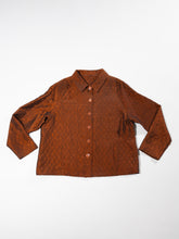 Load image into Gallery viewer, 1990&#39;s Copper Toned Diamond Quilted Light Jacket