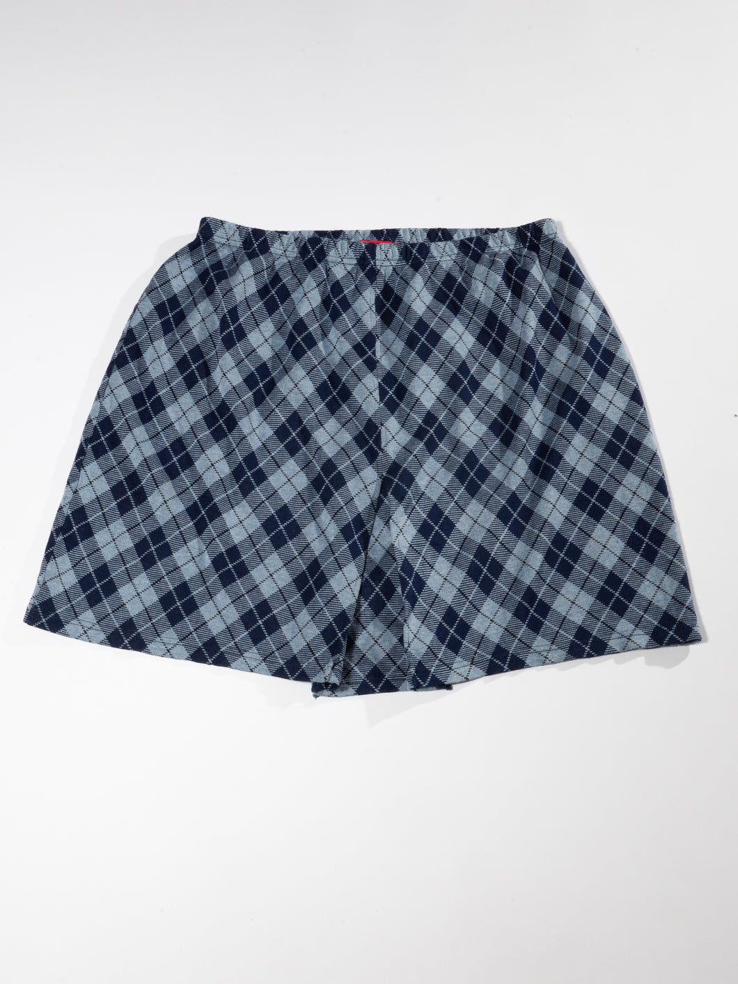 1990's Plaid A-Line Mini Skirt