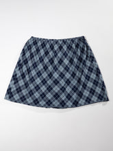 Load image into Gallery viewer, 1990&#39;s Plaid A-Line Mini Skirt