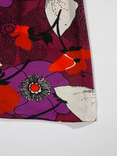 Load image into Gallery viewer, 1960&#39;s XL Floral Poly Sleeveless Dress