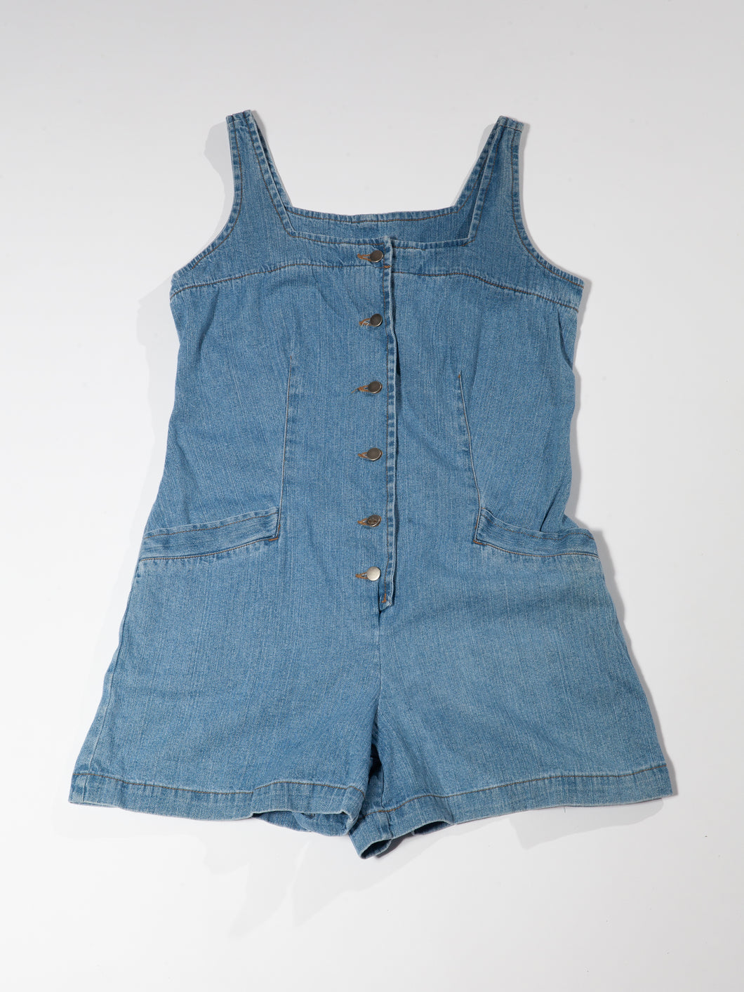 1990's Denim Romper