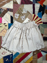 Load image into Gallery viewer, Sweet Juju Art Nouveau Linen Embroidered High Slit  Side Button Shorts L_XL