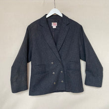 Load image into Gallery viewer, 1980&#39;s Mister Leonard Grey Blazer with Accent Silver Buttons