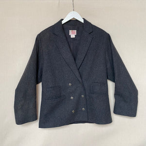 1980's Mister Leonard Grey Blazer with Accent Silver Buttons