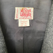 Load image into Gallery viewer, 1980&#39;s Mister Leonard Grey Blazer with Accent Silver Buttons