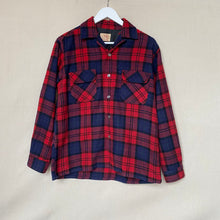 Load image into Gallery viewer, 1950&#39;s Brent Red Plaid Wool Button Down