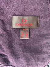 Load image into Gallery viewer, 1990&#39;s Dark Mauve Shearling and Fox Collar Cropped Jacket