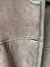 Load image into Gallery viewer, 1980&#39;s Dark Brown Shearling Coat