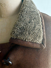 Load image into Gallery viewer, 1980&#39;s Dark Brown Shearling Coat