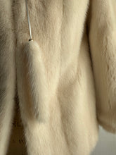 Load image into Gallery viewer, 1960&#39;s Rare White Mink Cropped Jacket