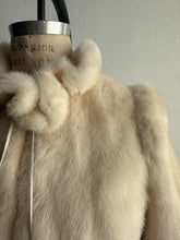 Load image into Gallery viewer, 1960&#39;s Rare White Mink Cropped Jacket