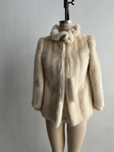 Load image into Gallery viewer, 1960&#39;s Rare White Mink Cropped Jacket