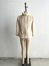 Load image into Gallery viewer, 1960&#39;s Rare White Mink Cropped Jacket