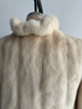 Load image into Gallery viewer, 1960&#39;s Rare White Mink Cropped Jacket